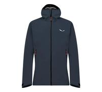 Giacca impermeabile salewa puez gore tex 3l blu da uomo
