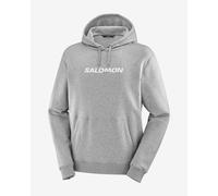 Felpa con cappuccio Salomon Logo Performance grigio segnali - XXL