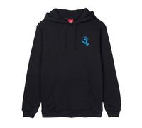 Felpa con cappuccio santa cruz screaming hand chest nera Santa cruz