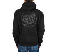 Felpa Con Cappuccio Santa Cruz Tonal Opus Dot Stripe - Nera