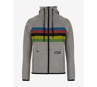 Santini Uci Hoodie Argento 2XS Uomo,Donna