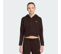 FELPA CON CAPPUCCIO SEASONALS ANIMAL CON ZIP INTEGRALE Aurora Coffee / Multicolor / Earth Strata 9-10A