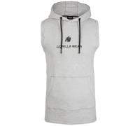 GORILLA WEAR Lincoln Felpa senza maniche con cappuccio - Grau | Gorilla Wear 3XL
