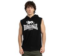 Felpa con cappuccio senza maniche Lonsdale Regular Fit Bignor Noir 2XL