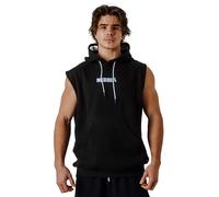 Felpa con cappuccio senza maniche Nebbia Hero Noir XL