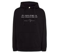 Felpa con cappuccio Silvio Berlusconi frase "Poveri Comunisti" Berlusca T-shirt