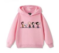 Felpa con cappuccio Snoopy Peanuts Bambini Ragazzo/a Cartoon Animation Boys Girl