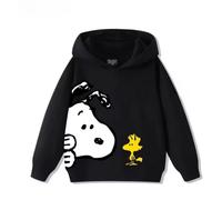 Felpa con cappuccio Snoopy Peanuts Bambini Ragazzo/a Cartoon Animation Boys Girl