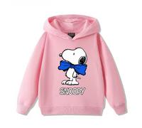 Felpa con cappuccio Snoopy Peanuts Bambini Ragazzo/a Cartoon Animation Boys Girl