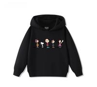 Felpa con cappuccio Snoopy Peanuts Bambini Ragazzo/a Cartoon Animation Boys Girl