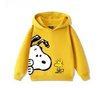 Felpa con cappuccio Snoopy Peanuts Bambini Ragazzo/a Cartoon Animation Boys Girl