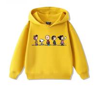 Felpa con cappuccio Snoopy Peanuts Bambini Ragazzo/a Cartoon Animation Boys Girl