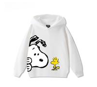 Felpa con cappuccio Snoopy Peanuts Bambini Ragazzo/a Cartoon Animation Boys Girl