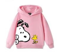 Felpa con cappuccio Snoopy Peanuts Bambini Ragazzo/a Cartoon Animation Boys Girl