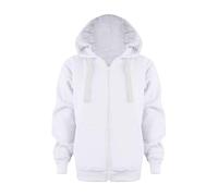 Felpa con cappuccio Solida Zip Giacche Lunga Felpa Top Maniche Up Ragazze Bambini Ragazzi Cappotto & Giacca Maglione Ragazzi Drago, bianco, 7-8 Jahre