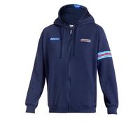 Felpa con cappuccio Sparco Martini Racing blu navy - taglia M