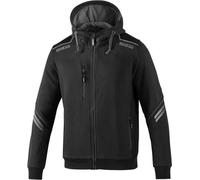 Felpa con cappuccio Sparco Tech (Teamwork) Teamwear nero/grigio - taglia M
