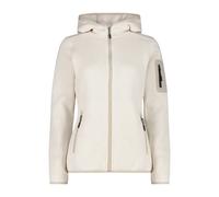 CMP - Women's Jacket Fix Hood Jacquard Knitted 3H19826 - Giacca in pile 38 beige/bianco