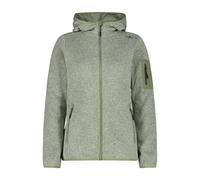 Felpa con cappuccio spesso in maglia mélange donna CMP Knit-Tech Vert XL