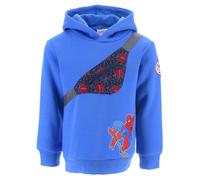 FELPA CON CAPPUCCIO SPIDERMAN MARVEL 3/8 ANNI MAGLIETTA SUN CITY - XH1078AZZURRO
