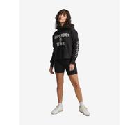 Felpa con cappuccio Superdry Code Core Sport nero donna - XS