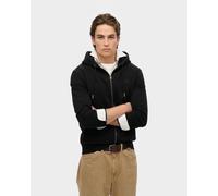 Felpa con cappuccio Superdry Essential Logo Full Zip nero intenso - S