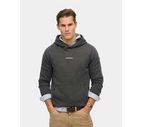 Felpa con cappuccio Superdry Micro Logo Crew grigio scuro - S