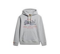 Felpa con cappuccio Superdry Heritage Relaxed con logo vintage da uomo