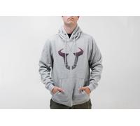 FELPA CON CAPPUCCIO SW-Motech - Street Line. Grigio. Unisex. Taglia S.