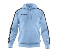 felpa con cappuccio terry band givova società team scuola Relax