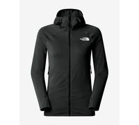 The North Face NF0A8BSZMN8 W Bolt Polartec Hoodie Maglia Lunga Donna Asphalt Grey/TNF Black Taglia XS