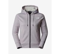 Felpa con cappuccio The North Face Reaxion Fleece Full Zip grigio chiaro donna - S