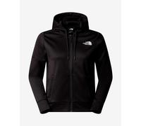 Felpa con cappuccio The North Face Reaxion Fleece Full Zip nero donna - XS