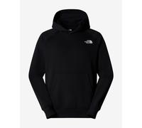 The North Face - Felpa con cappuccio nera con riquadro del logo-Nero S