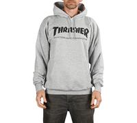 Felpa Con Cappuccio Thrasher Skate Mag - Grigio Heather