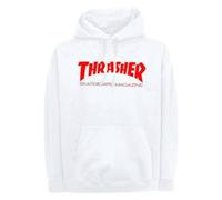 Felpa con Cappuccio Thrasher Skatemag Hoodie White