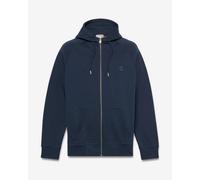 Felpa con cappuccio Timberland Exeter River Basic Brushed Back Full Zip blu oltremare - S