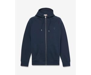 Felpa con cappuccio Timberland Exeter River Basic Brushed Back Full Zip blu oltremare - S