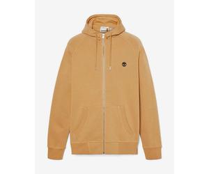 Felpa con cappuccio Timberland Exeter River Basic Brushed Back Full Zip giallo - M