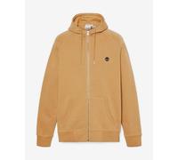 Felpa con cappuccio Timberland Exeter River Basic Brushed Back Full Zip giallo - S
