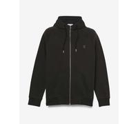 Felpa con cappuccio Timberland Exeter River Basic Brushed Back Full Zip nero carbone - M