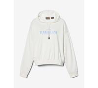 Felpa con cappuccio Timberland Seasonal Logo bianco donna - XS