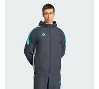 ADIDAS PERFORMANCE Giacca sportiva 'Tiro 26 Essentials' grigio scuro / menta / nero Uomo - Abbigliamento - Giacche - Giacche impermeabili ADIDAS PERFORMANCE S-M