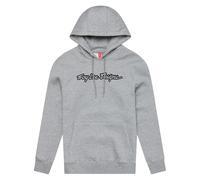 Troy Lee Designs Signature, felpa con cappuccio M male Grigio Chiaro/Nero