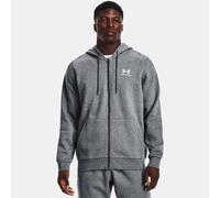 Under Armour Felpa con Cappuccio da Uomo UA Essential in Pile con Zip Intera Top, Pitch Gray Medium Heather, M