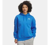 Felpa con cappuccio Under Armour Icon Fleece Oversized da donna Blu Atlantis / Bianco L