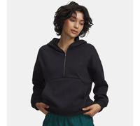 Under Armour Felpa con cappuccio Icon Fleece da donna in pile Nero M