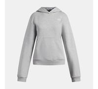 Felpa con cappuccio Under Armour Rival Fleece da ragazza Mod Grigio Light Heather / Bianco YLG (149 - 160 cm)