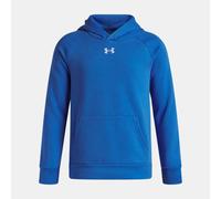 Felpa con cappuccio Under Armour Rival Fleece da ragazzo Blu Atlantis / Bianco YMD (137 - 149 cm)