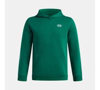 Felpa con cappuccio Under Armour Rival Fleece da ragazzo Campus Ivy / Bianco YMD (137 - 149 cm)